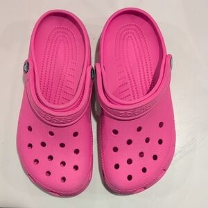 Kids Pink Crocs Clogs